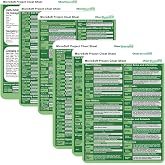 Microsoft Project Cheat Sheet &ndash; Beginner and Advance Quick Reference Guide for Project Management