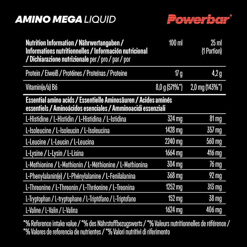 - Black Line - Amino Mega Liquid - 20x25ml - Vitamina B6