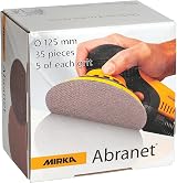 Mirka Abranet 125 mm Net Sanding Discs Mix-Pack 5 of Each Grit 80-600 view 2