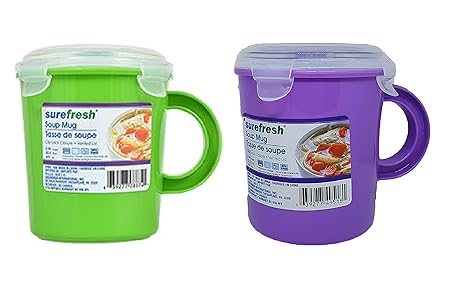 SureFresh Taza de Cocina para microondas con Tapa de ventilación ...