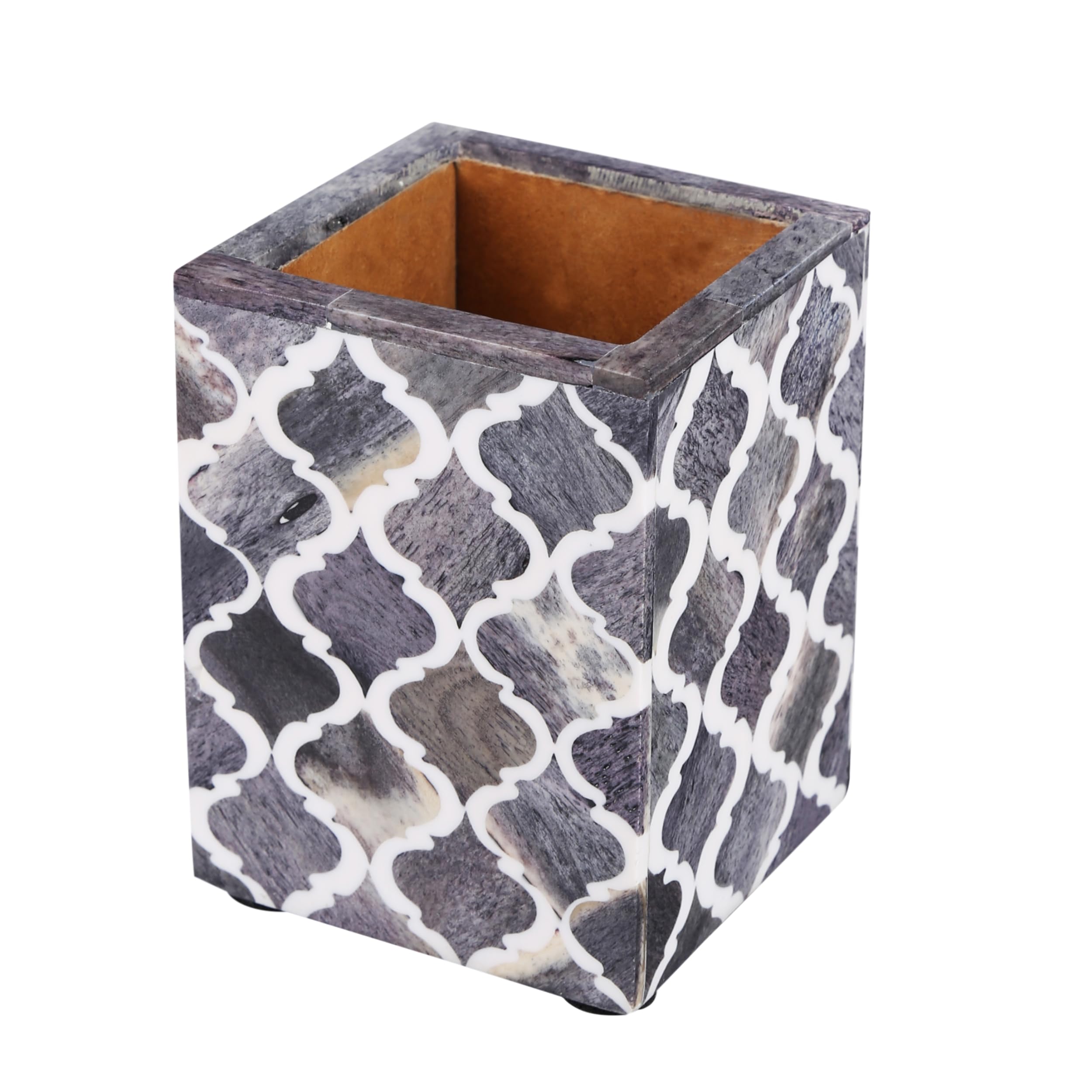 Handicrafts Home Pen Holders Organizers - Pencil Holders and Organizers for Desk - Moroccan Grey-Mothers Day Gifts — image 1