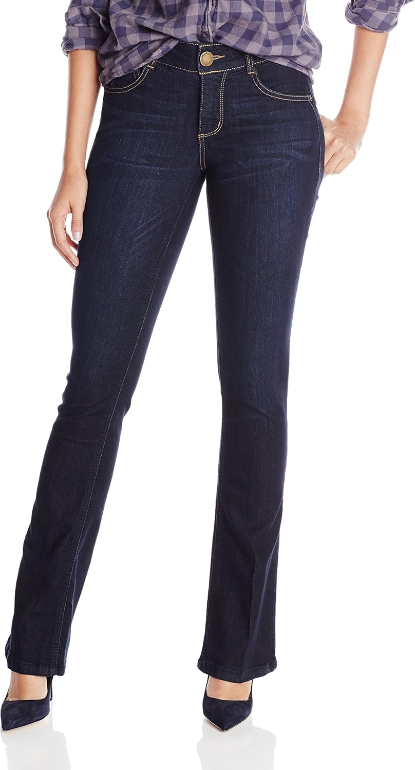 Democracy Women's Ab Solution Itty Bitty Boot Jean at  Women's Jeans store