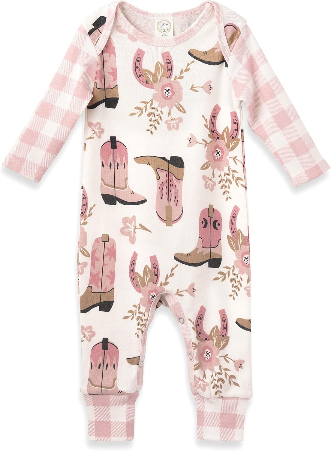 Tesa Babe Baby Girl Clothes Romper Jumpsuit Long-Sleeve Coverall Gift Set 0-18mo