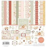 Carta Bella Silly Goose Collection Kit Scrapbooking Kit with 12 Double Sided Papers and Element Sticker Sheet