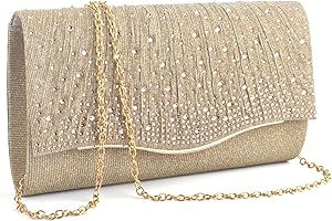 Formal Clutch Purses for Women Evening, Cocktail Clutch Bags Sparkling Shoulder Envelope Party Handbags