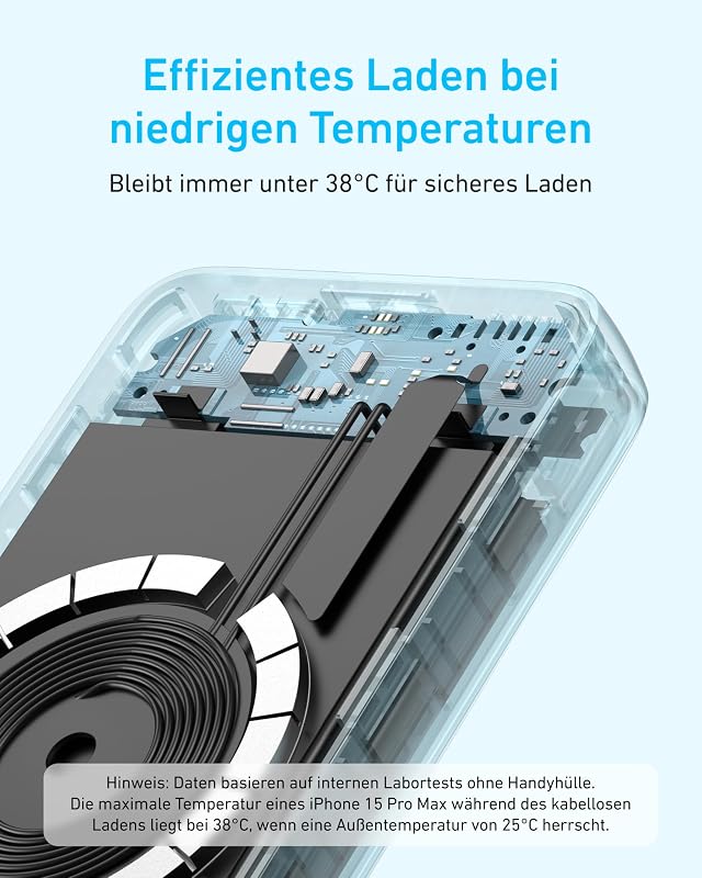 Zolo 10000mAh kompakte magnetische Powerbank 30W Schnellladen