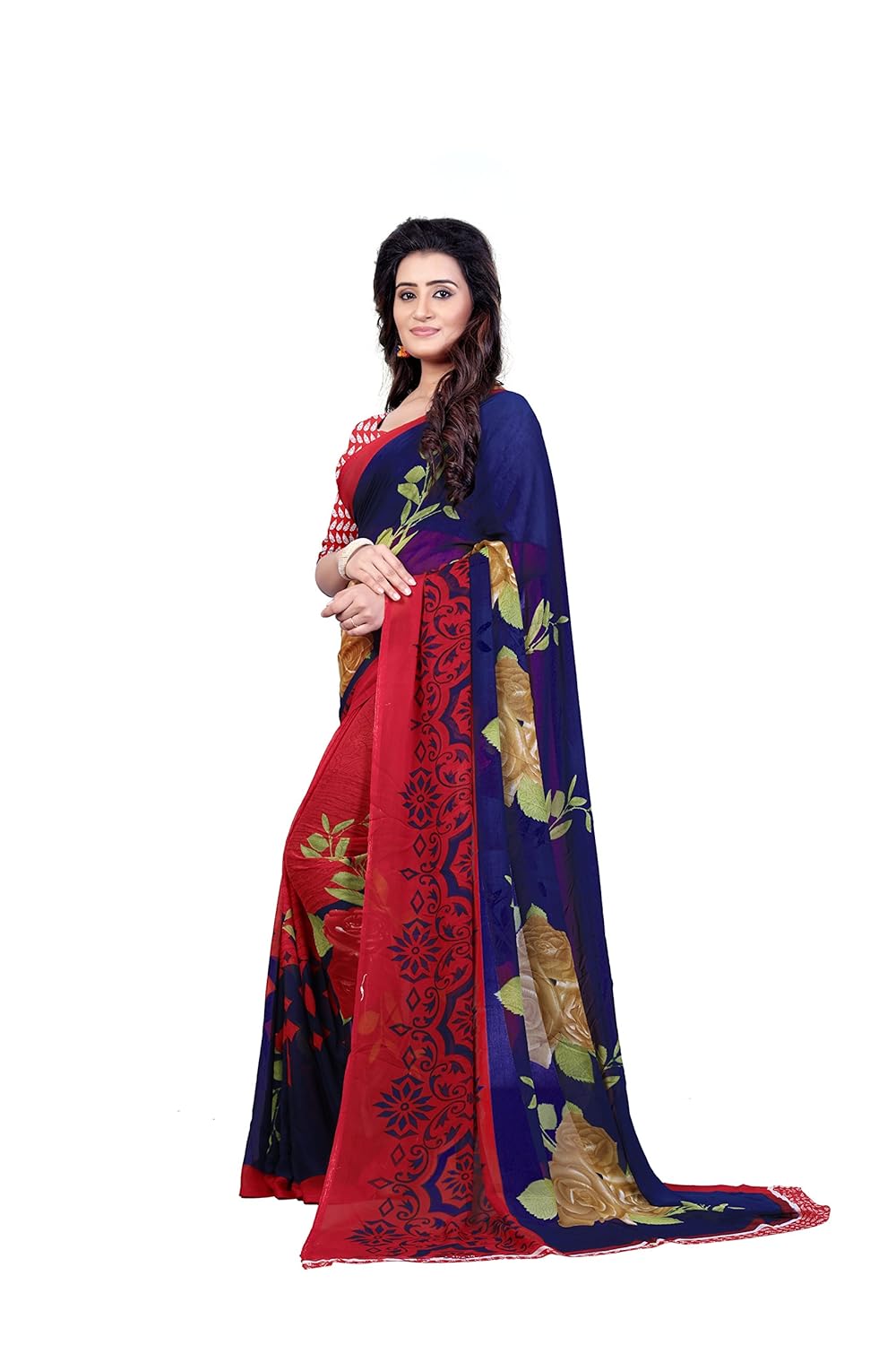 kashvi saree women's saree with blouse piece