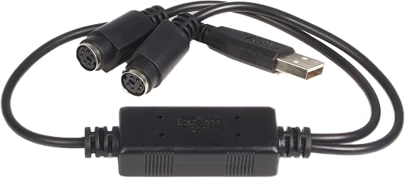 Adaptateur USB Vers PS/2 - Pour Clavier Et Souris Anciens - Conversion Bidirectionnelle