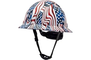 RIDGEROCK Hard Hat Construction OSHA Approved Vented Full Brim Safety Helmet Black Carbon Fiber Design Hard Hats, Cascos De Construccion Work Hardhat, 6 Point Ratcheting System | Meets ANSI Z89.1