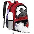 YOREPEK Soccer Backpack,Soccer Bag with Ball Holder, Water resistant Sport Equipment Bags Fit Basketball Volleyball Football