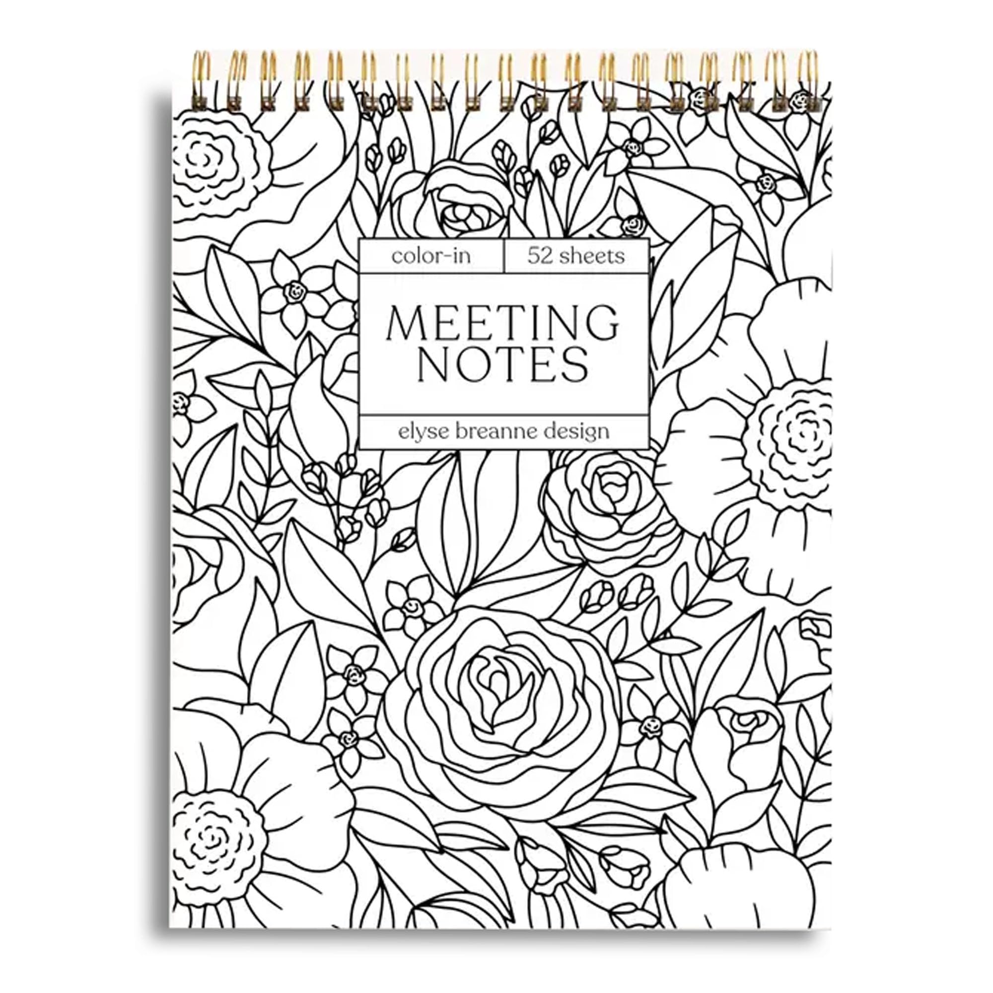 Elyse Breanne Design, Meeting Notes, 8.5" x