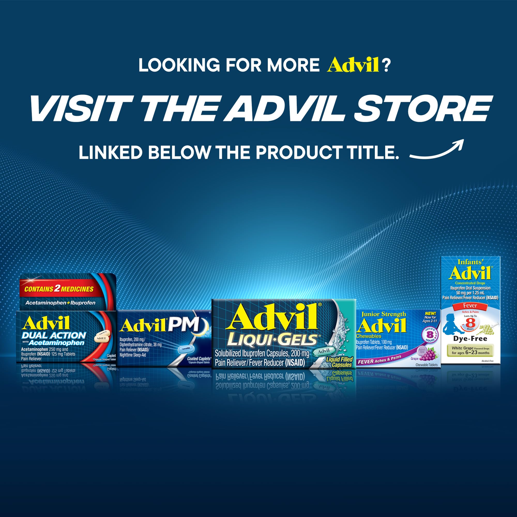 Advil Pain Reliever and Fever Reducer, Pain Relief Medicine with Ibuprofen 200mg for Headache, Backache, Menstrual Pain and Joint Pain Relief - 200 Coated Tablets