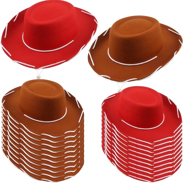 Set Cowboy Enfant - Chapeau, Lunettes Cœur, écharpe Et 6 Bracelets Western - Taille 3 à 8 Ans - Cadeau Anniversaire