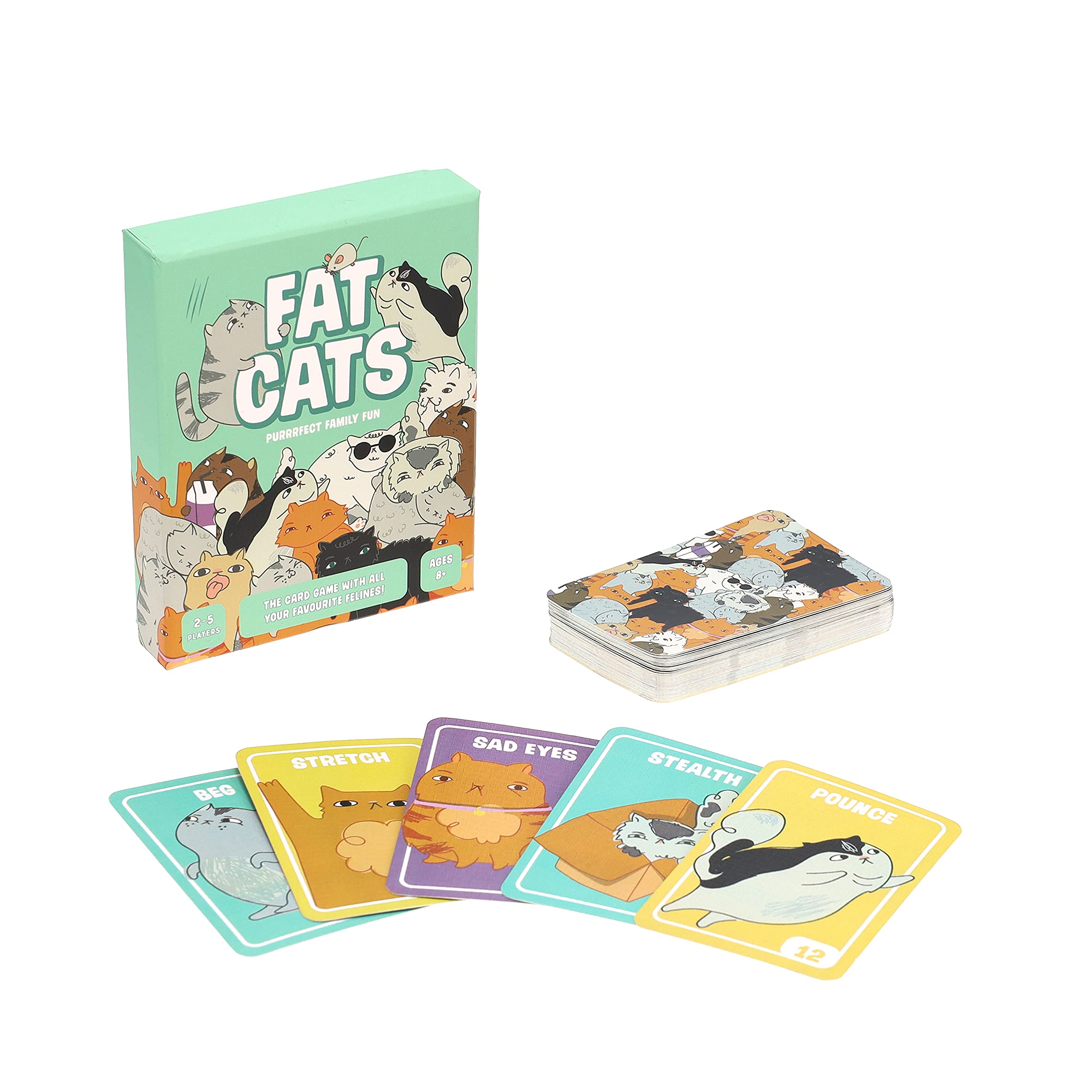 Ridley's | Fat Cats | Card Game | Ages 6+ | 2-5 Players | 15+ Minutes Playing Time