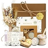 JMHACHY Spa Gifts for Women - Valentines Day Gifts for Her, Natural Themed Self Care Kit, Birthday Anniversary Care Package Ideas for Wife Girlfriend Mom from Daughter Husband Friend, 8PCS Items