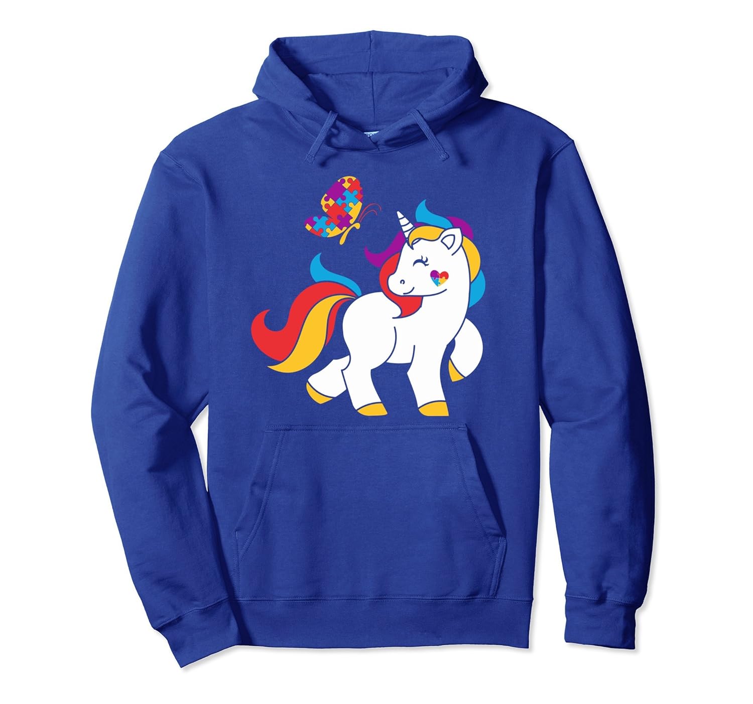 Autism Awareness Hoodie Gift Unicorn Butterfly Autism Puzzle- TPT