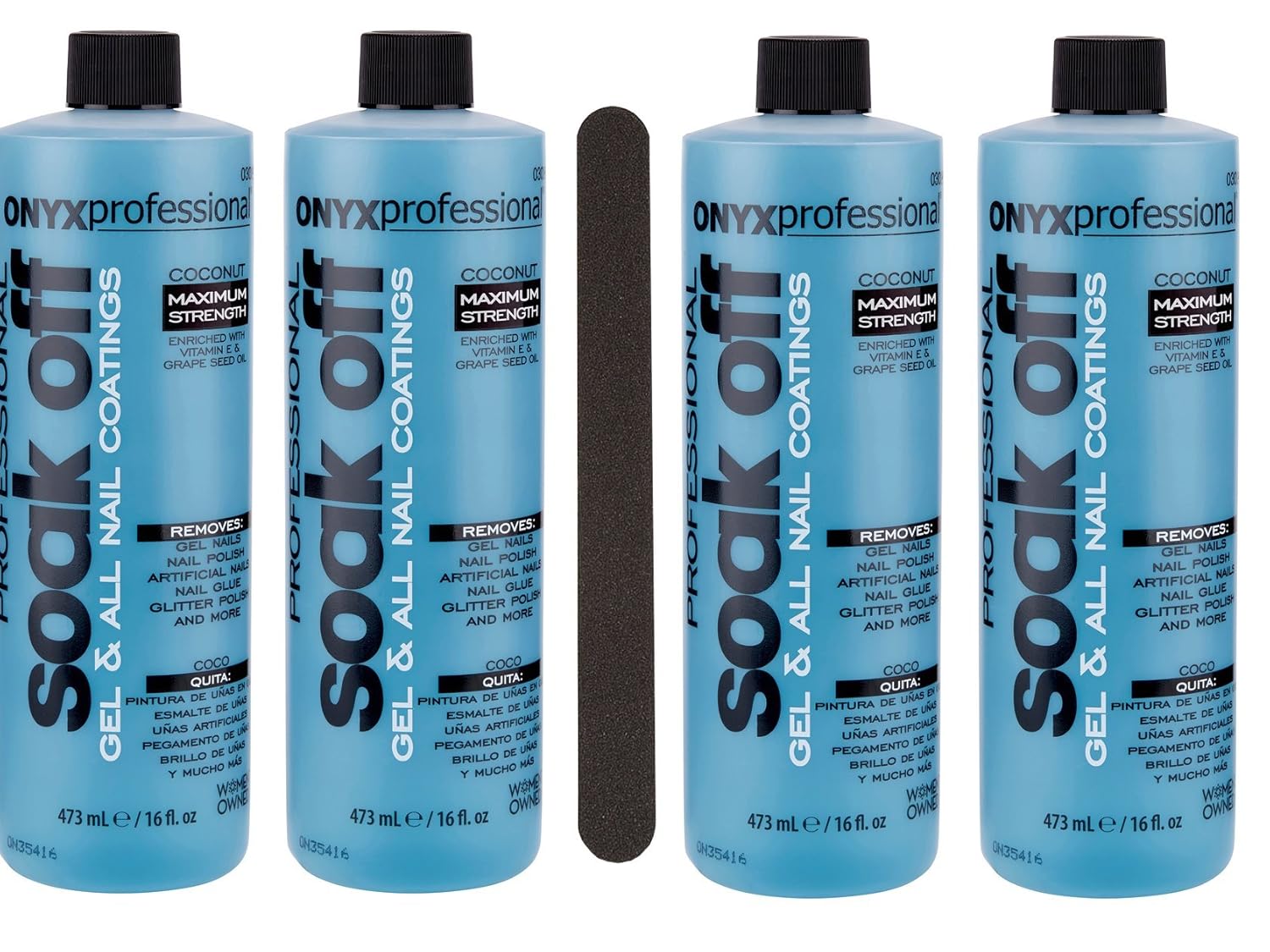 Amazon Com Onyx Professional Shellac And Gel Nail Polish Remover