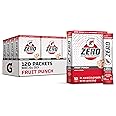 Gatorade G Zero Powder, Fruit Punch, 0.10oz Packets, Makes 20 ounces (120 Pack)
