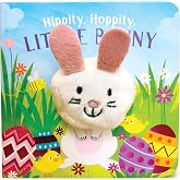 Hippity, Hoppity, Little Bunny - Finger Puppet Board Book for Easter Basket Gifts or Stuffer Ages 0-3