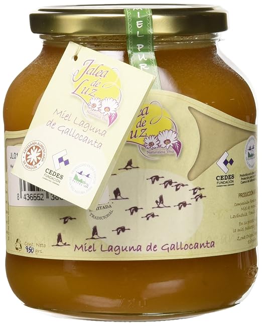 Jalea de Luz Miel Cruda Pura de Lavanda - 950 gr.: Amazon.es ...