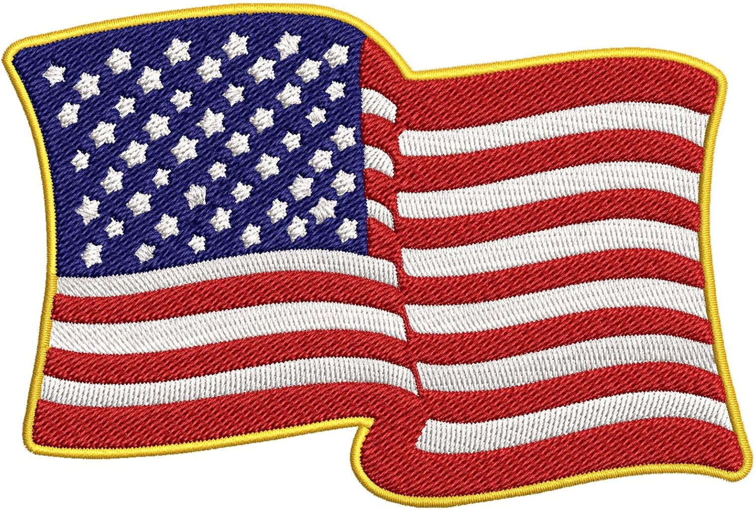 Mixed Media - American Flag Patch 3