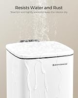 SONGMICS Kitchen Bin 6 L Steel Pedal Trash Bin with Inner Bucket view 4