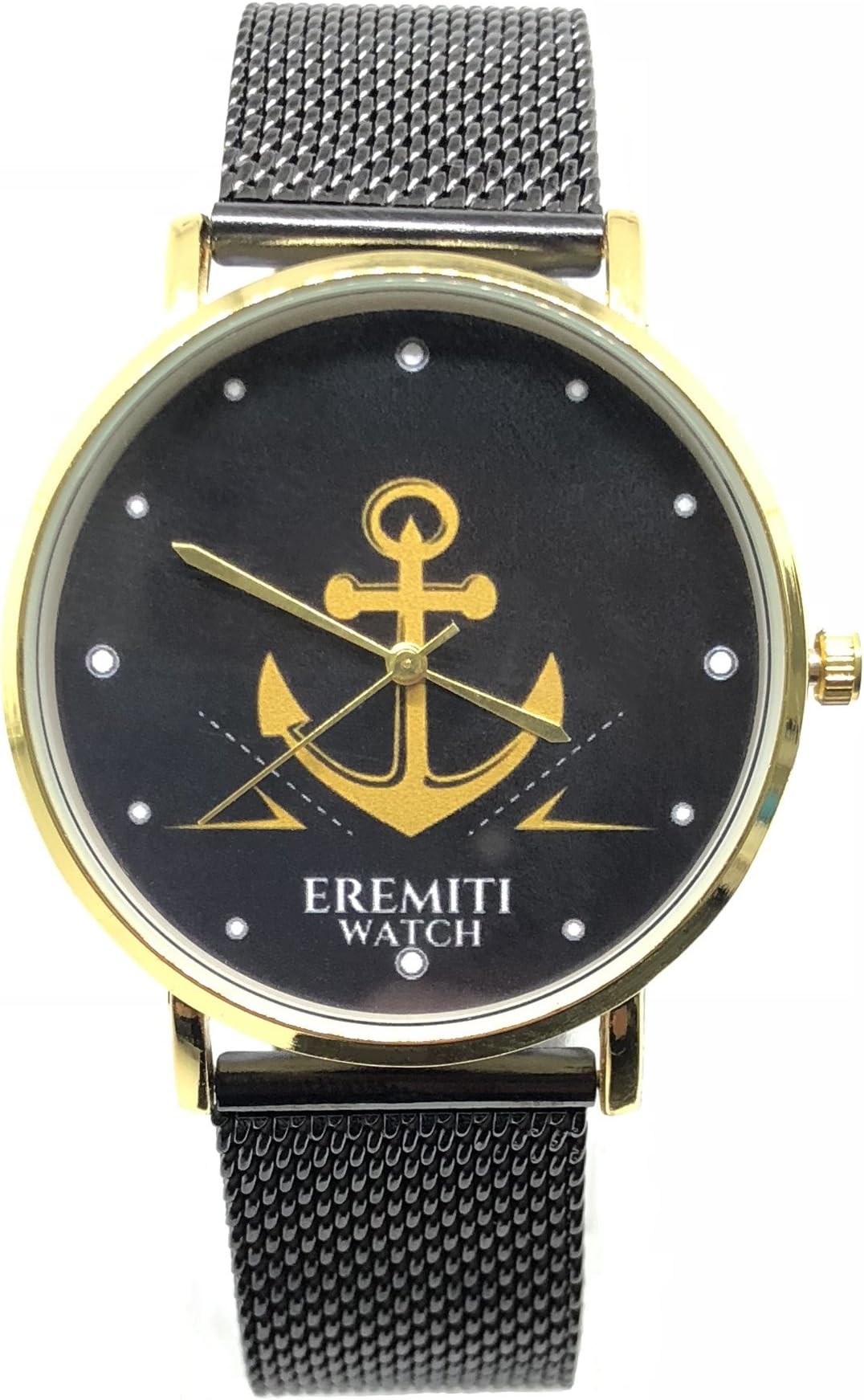 EREMITI JEWELS Eremiti Watch Sunset Collection Watch Strap Compass Rose Knitting Milano Still Rudder Ship Hand of Fatima Yin Yang Marble Quartz Movement Personalised from our brand