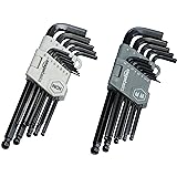 Amazon Basics Hex Key Allen Wrench Set with Ball End - Set of 26