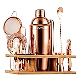 Soing 11-Piece Rose Copper Bartender Kit,Perfect
