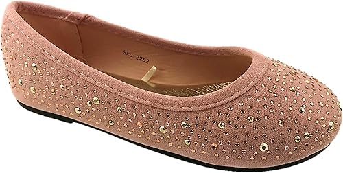 girls pink dolly shoes