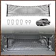 Muslogy Truck Bed Cargo Net Compatible with Dodge Ram 1500 2019-2025 Accessories Bed Storage Net Cargo Organizer Pickup Truck Bed Envelope Style Cargo Net with Heavy Duty Carabiners 10