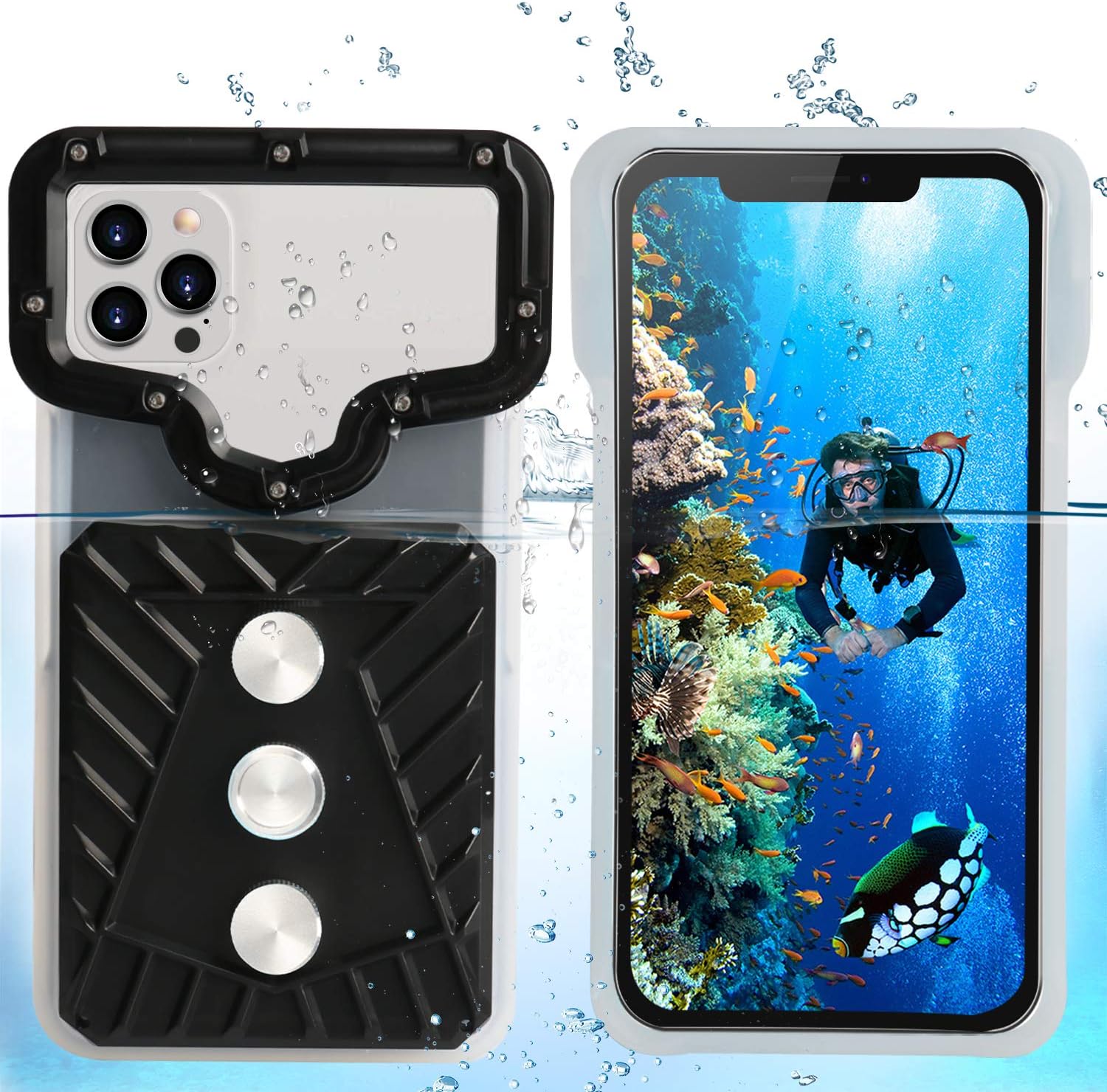 Professional 65.5ft Diving Phone Case for All iPhone