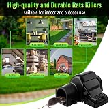 Dreyoo 4 Pack Rat Traps Instant Kill Humane Indoor Outdoor view 7
