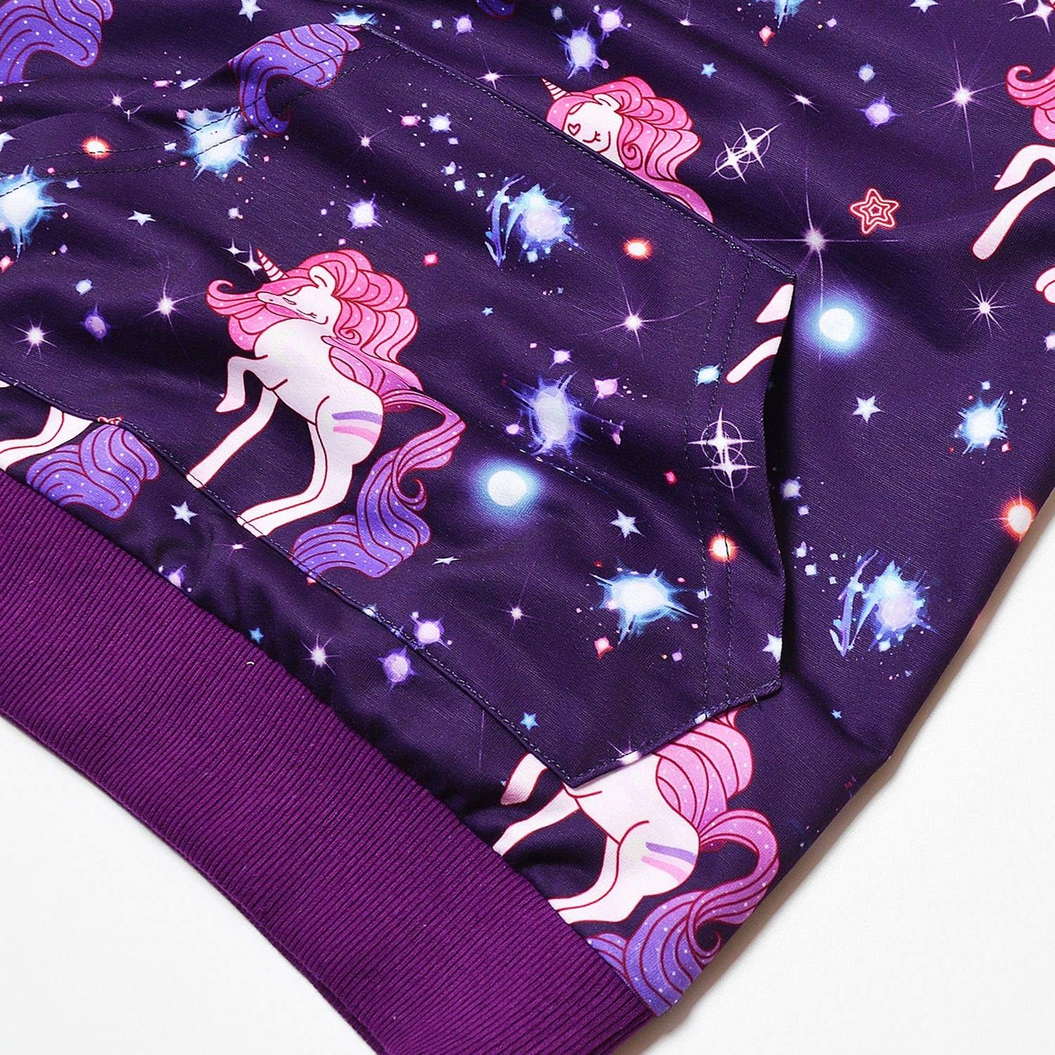 Jxstar Hoodie for Girls Unicorn Cat Sweatshirt Pullover Shirts Clothes for Kids: Clothing
