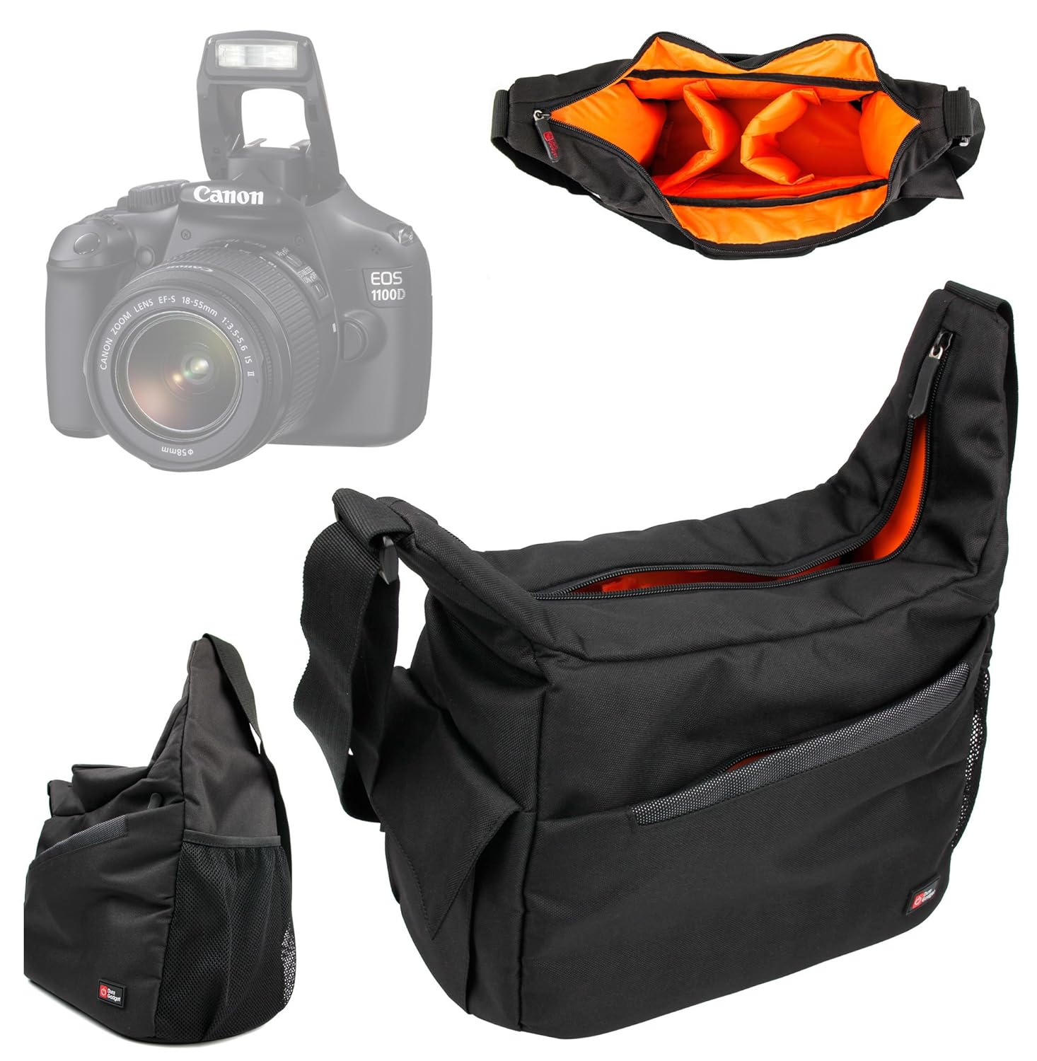 DURAGADGET Mochila con Compartimentos con Bandolera Ajustable para ...