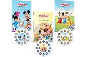 Moonlite Storytime Storybook Reels, 3 Story Set, Mickey and Friends, Digital Stories, Toddler Early Learning Gifts for Kids A