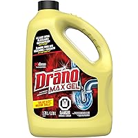 Drano Max Gel Drain Clog Remover And Cleaner For Shower Or Sink Drains, 80 Oz, 2 Pack