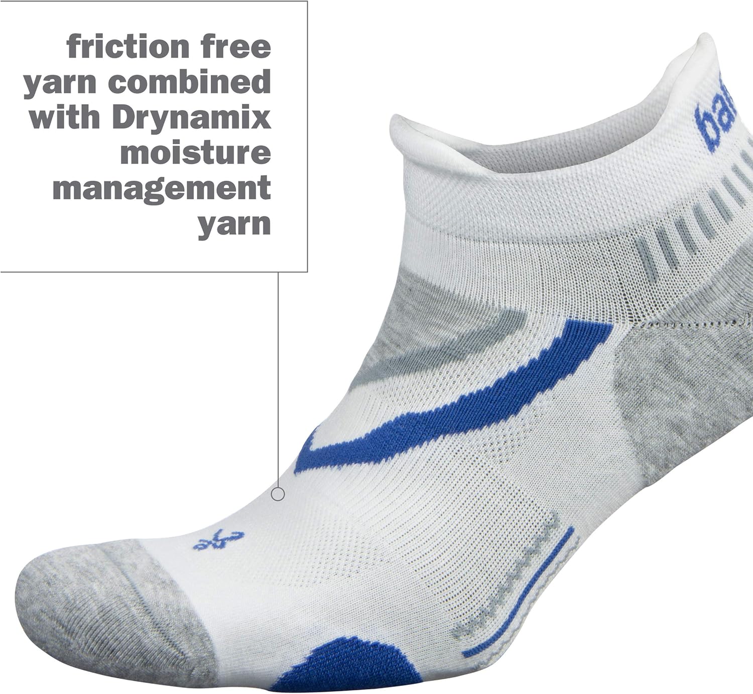 Balega UltraGlide Friction-Free No-Show Running Socks for Men and Women: Clothing