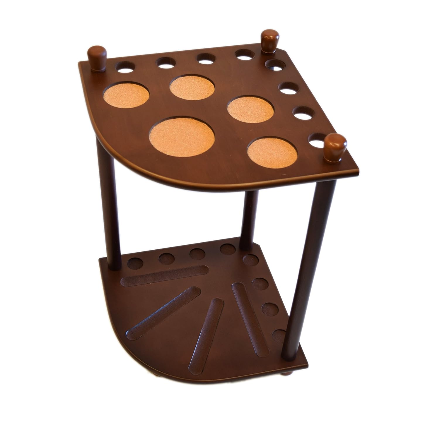 8 Pool Cue Rack Billiard Cue Stick Deluxe Floor Corner Cue Rack Hold 8 Pool