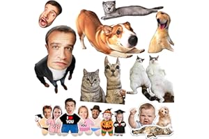 Custom Face Pillow Personalized Plush Doll Pillow with Picture Customized Pet Dog Cat Face Shaped Pillows Stuffed Throw Pillo