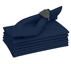 Ruvanti Premium Linen Napkins Set of 6-20x20