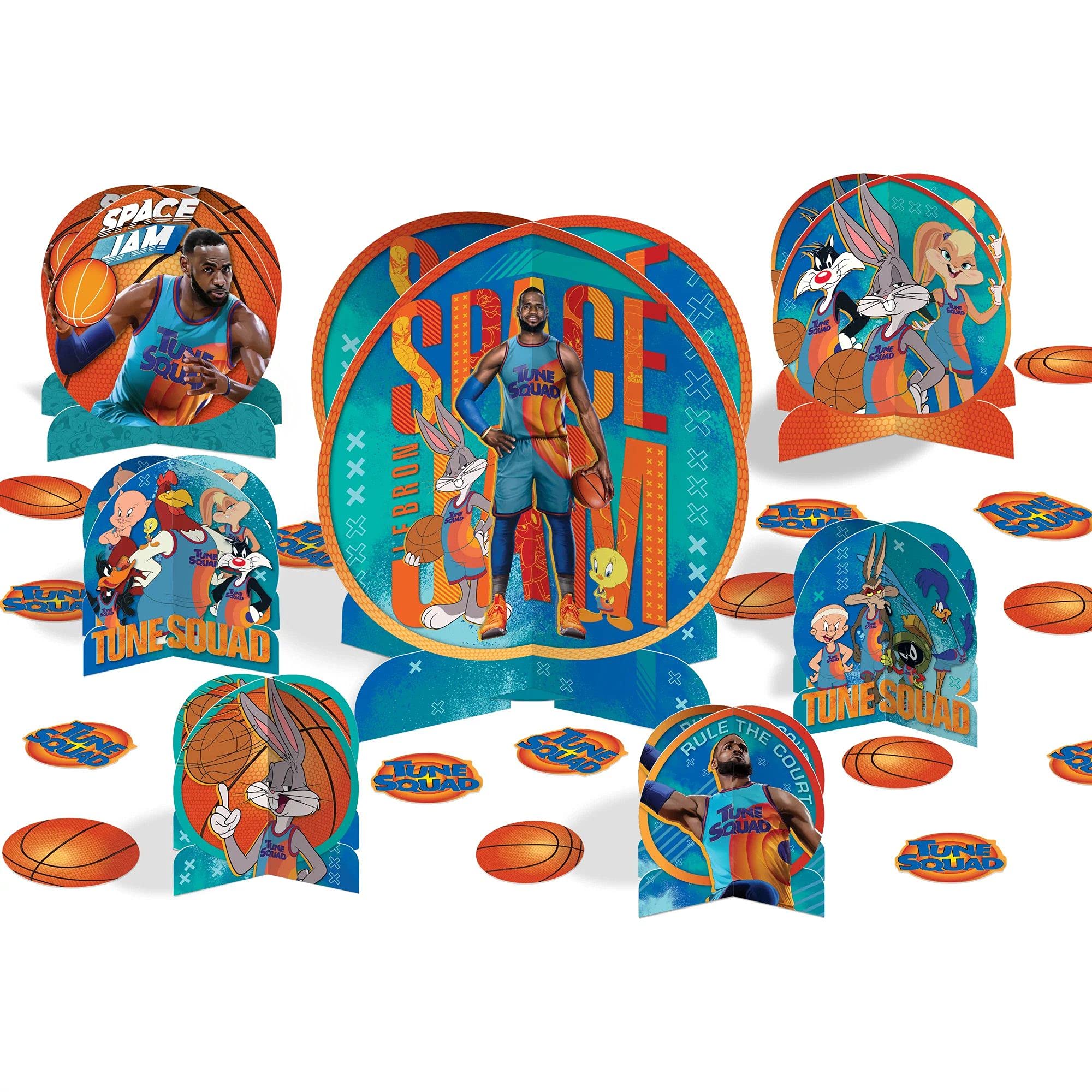 Photo 1 of Amscan Space Jam 2 Table Centerpiece Decorating Kit, 31pc
