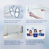 HNNHOME Shower Door Seal Strip 870mm for 4-6mm Glass 18mm Gap Translucent view 6