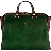 Time Resistance Leather Handbag for Women - Italian Handmade Bag - Top Handle Bag - Ladies Handbag - Cowhide Purse - Shopper