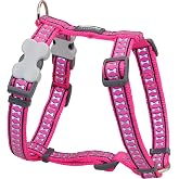 Red Dingo Reflective Hot Pink Medium Dog Harness (Chest: 45-66 cm)