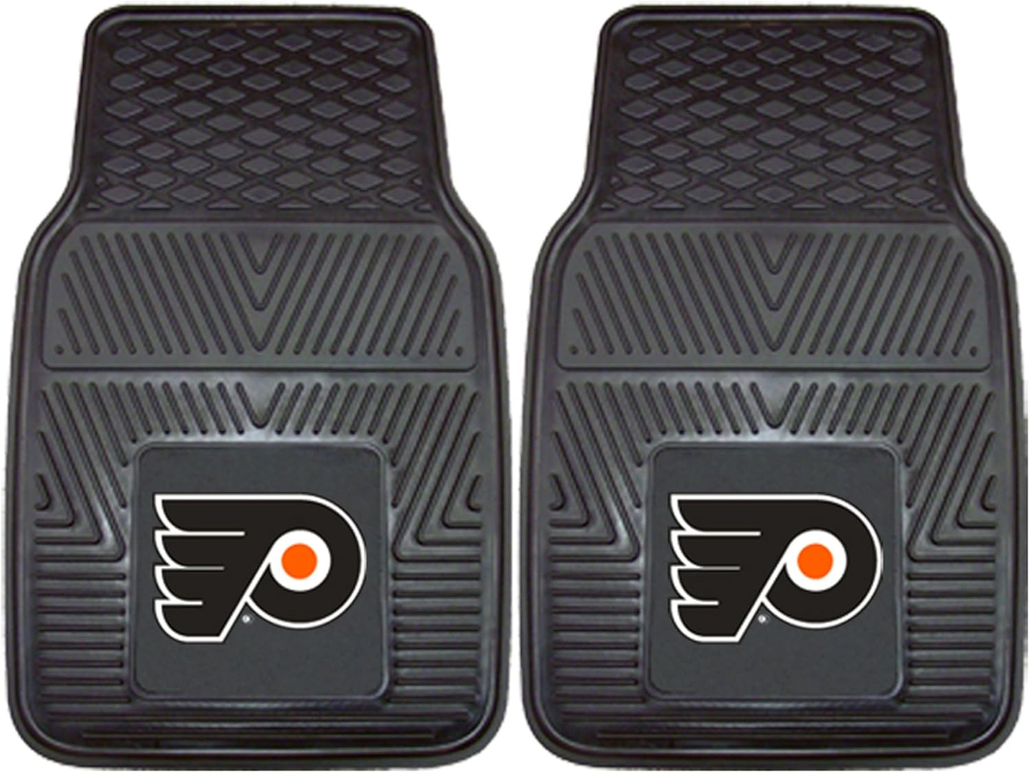 FANMATS Philadelphia Flyers Heavy Duty Car Mat Set - 2 Pieces