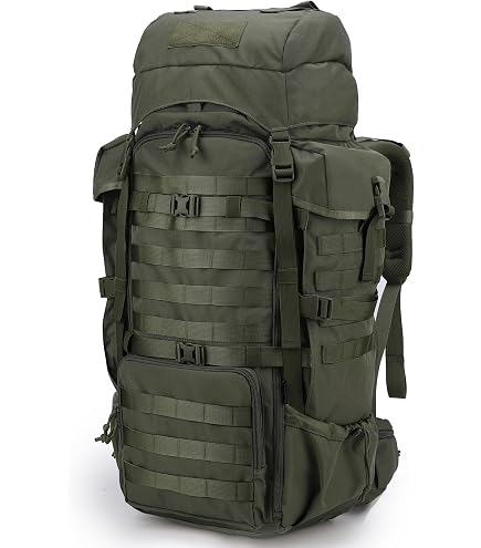 Mardingtop 60L Military Internal Frame Backpack for Hiking,Camping,Hunting,Rucksack Backpack with Rain Cover : Sports & Outdoors