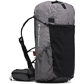 BLACK DIAMOND Beta Light 45L Alpine Backpack, Rolltop, Storm Gray, M | running vest-inspired harness, for alpine climbing, fast approaches, backpacking, scrambling, and lightweight mountain travel