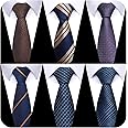 joy alice Tie For Men 6 PCS Necktie Woven Jacquard Neck Ties Set