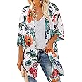 Women's Kimono Swimsuit Coverups Summer Beach Casual Loose Cardigans for Swimwear